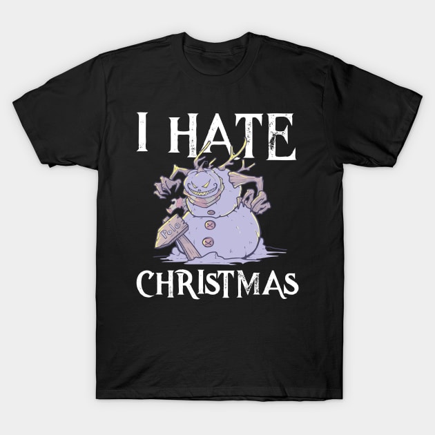 Pastel Goth Snowman Kawaii Gothic  Eboy Egirl Christmas Gift T-Shirt by TellingTales